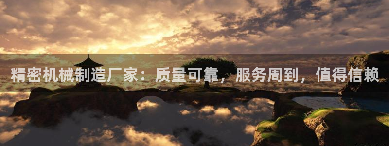 大发彩神争：精密机械制造厂家：质量可靠，服务周到，值得信赖