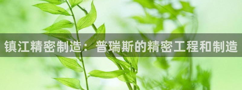 新版彩神v8登录：镇江精密制造：普瑞斯的精密工程和制造