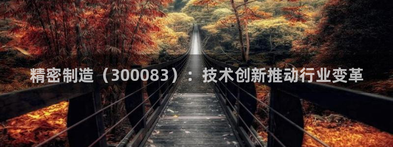 下载彩神v8：精密制造（300083）：技术创新推动行业变革