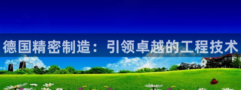 彩神v秘聊号码：德国精密制造：引领卓越的工程技术