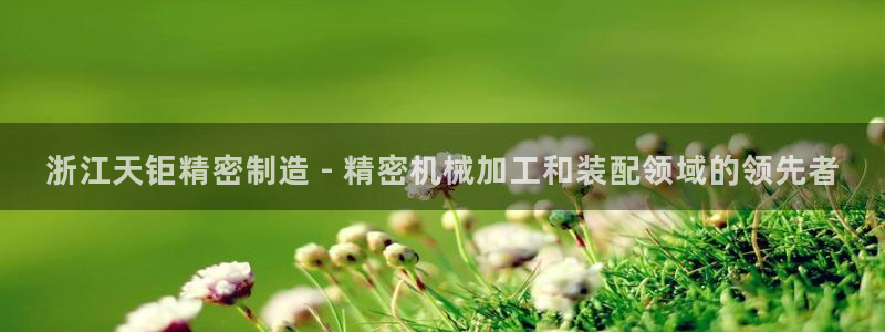 彩神购彩-购彩大厅入口36fr：浙江天钜精密制造 - 精密机械加工和装配领域的领先者