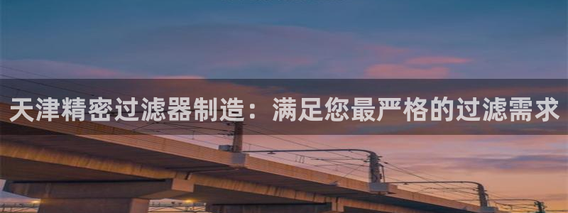 大发彩神最高邀请码：天津精密过滤器制造：满足您最严格的过滤需求