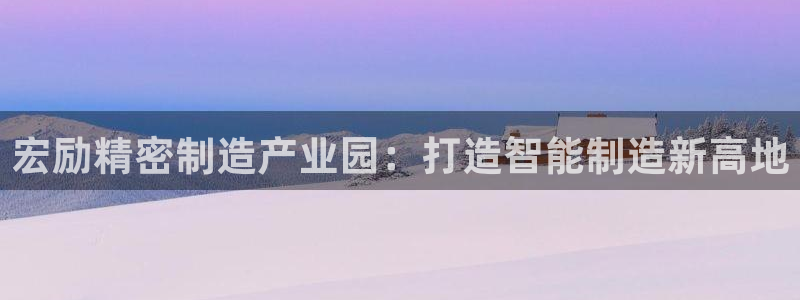 彩神vl官网：宏励精密制造产业园：打造智能制造新高地