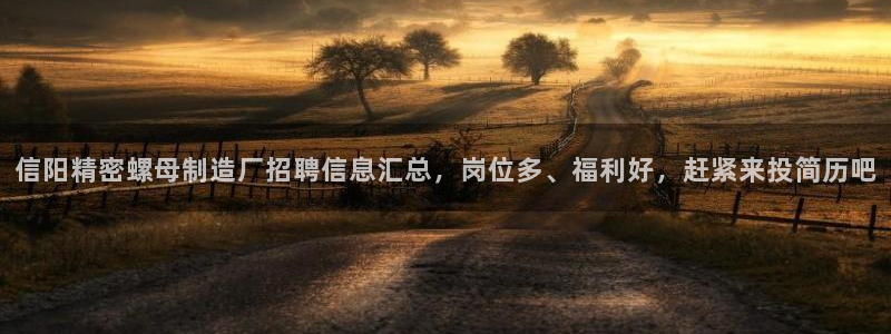 彩神是什么平台：信阳精密螺母制造厂招聘信息汇总，岗位多、福利好，赶紧来投简历吧
