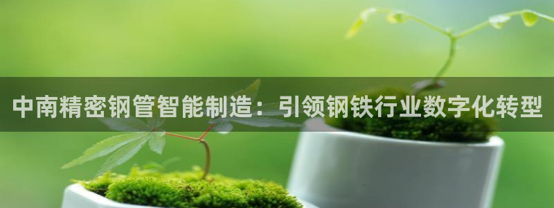 彩神争霸官方下载2017：中南精密钢管智能制造：引领钢铁行业数字化转型