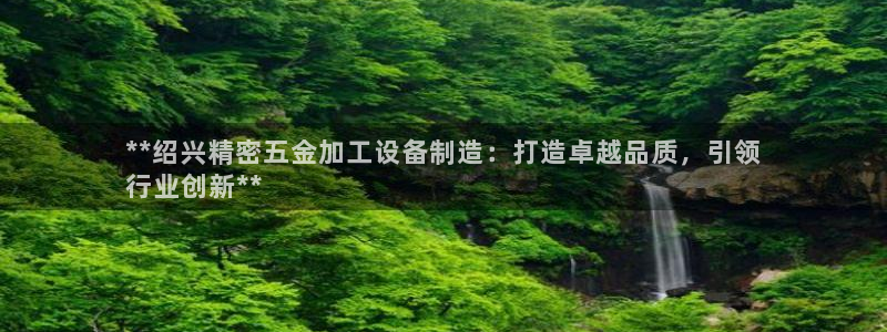 彩神v天天：**绍兴精密五金加工设备制造：打造卓越品质，引领
行业创新**