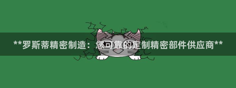 彩神怎么样可以提现：**罗斯蒂精密制造：您可靠的定制精密部件供应商**
