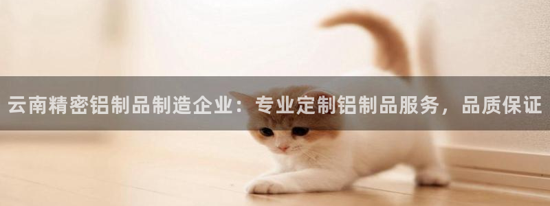 彩神赢钱了吗知乎：云南精密铝制品制造企业：专业定制铝制品服务，品质保证