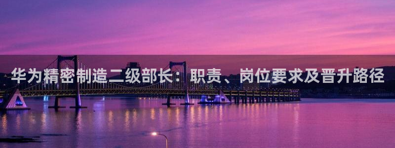 彩神大发黑平台：华为精密制造二级部长：职责、岗位要求及晋升路径