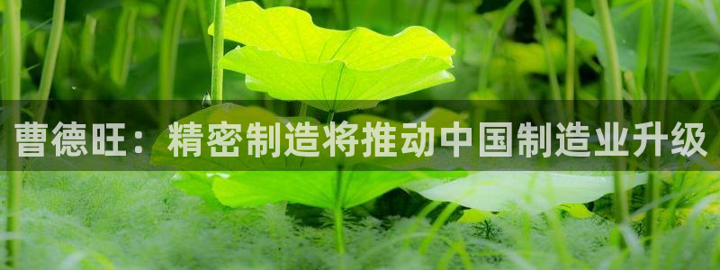 彩神vii购彩l心：曹德旺：精密制造将推动中国制造业升级